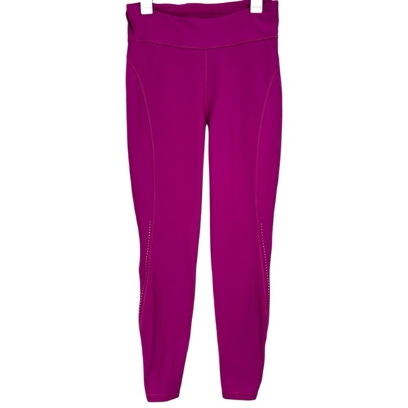 Lululemon Fleece Lined Fuchsia Pink Leggings Size 10 Hang Tag attached - Picture 1 of 10